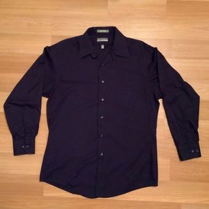 Satin-Stripe Dress Shirt